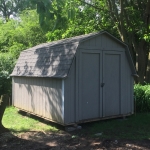 Waukesha Wi shed move within owners backyard